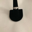 Sterling Silver Elegant Round CZ Ring- Sizes 6 , 7, 8 , 9