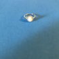 925.Sterling Silver Oval White Lab Opal CZ Ring- Gift Box Included