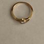 Solid 14K Yellow Gold CZ Ring- Includes a Bonus Gift Box