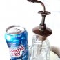 VINTAGE PERFUME BOTTLE VINTAGE ATOMIZER CZECH GLASS STERLING SILVER