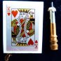 KING OF HEARTS MATCH STRIKER POKER TEXAS HOLDEM KING OF HEARTS CIGARETTE LIGHER