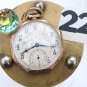 ART DECO POCKET WATCH COMPETITOR OCTAGON 10K GOLD FILL