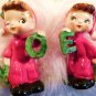 NAPCO SALT PEPPER VINTAGE CHRISTMAS SALT PEPPER VINTAGE PIXIE NAPCO