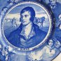 ROBERT BURNS VINTAGE ROYAL DOULTON PLATE BLUE WHITE WARE PLATE D3392