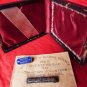 WWI WAR MEDAL BOX DEFENCE PIN STERLING SILVER OVERSEAS BAR