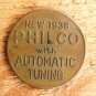 VINTAGE RADIO TOKEN BRONZE ADVERTISING COIN