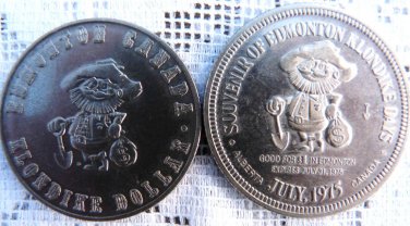 VINTAGE COIN KLONDIKE DOLLAR TRAIN TOKEN