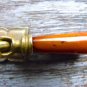 BAKELITE DRAWER PULL VINTAGE CABINET TEAR DROP PULL 10pc BRASS