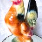 VINTAGE ROOSTER PORCELAIN EASTER DECOR CHICKEN RESTAURANT PROPS