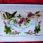 VINTAGE POSTCARD WWI SILK POSTCARD BUTTERFLY CARD