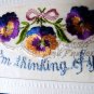 WWI POSTCARD EMBROIDERED VINTAGE POSTCARD PARIS