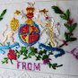 VINTAGE POSTCARD WAR POSTCARD EMBROIDERED FRANCE WAR CARD