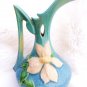 ROSEVILLE PITCHER CLEMATIS JUG OHIO POTTERY VINTAGE ROSEVILLE PITCHER