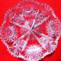 AMERICAN BRILLIANT GLASS RELISH DISH ABP GLASS