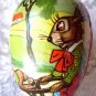VINTAGE EGG WEST GERMANY CANDY DISPENSER PAPER MACHE