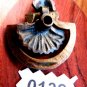 FEDERAL DRAWER PULL VINTAGE CABINET BAIL RING PULL FAN PATTERN SHELL