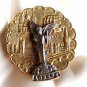 LONDON MONARCHY MONUMENT BROOCH VINTAGE COMMEMORATIVE BROOCH SOUVENIR PIN
