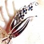 BOND BOYD STERLING SILVER BROOCH VINTAGE LILY OF THE VALLEY