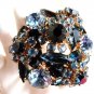 VINTAGE BLUE SAPPHIRE BROOCH