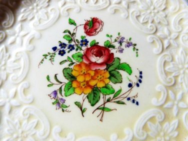 RIDGWAY IRONSTONE CAULDON STONEWARE SQUARE ASCOT PLATE RIDGWAY