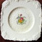 RIDGWAY IRONSTONE CAULDON STONEWARE SQUARE ASCOT PLATE RIDGWAY