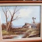 VINTAGE OIL PAINTING RAY NORMAN LANDSCAPE CANVAS OIL PAINTING