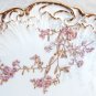 VINTAGE LIMOGE FRANCE PLATE ASIAN APPLE BLOSSOM SHOWCASE CHARGER