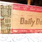 VINTAGE CIGAR BOX DAILY DOUBLE JOCKEY HORSE EQUESTRIAN ADVERTISING TOBACCIANA