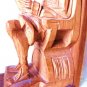 VINTAGE BOOK ENDS CARVED WOOD DON QUIXOTE SANCHO PANZA