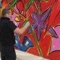ROBERT JENNINGS ART BLACK LIGHT ART LOFT ART GLOW IN THE DARK PAINT NIGHT CLUB