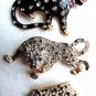 JAGUAR BROOCH TIGER LEOPARD PANTHER BROOCH