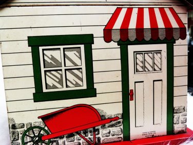 VINTAGE TIN TOY GARAGE EAGLE  TOY