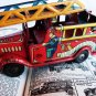 VINTAGE MARX FIRE TRUCK MARX TIN TOY RED FIRE ENGINE