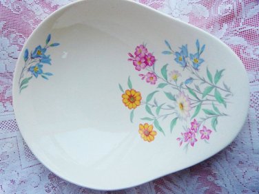 CLARICE CLIFF BERRY BOWL SERVER ROYAL STAFFORDSHIRE PINK SUSAN