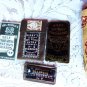 VINTAGE MANICURE ETUI TRAVEL CASE VINTAGE MINIATURE MANICURE CASE CARVED ROSES