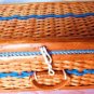 VINTAGE SEWING BASKET CZECH BASKET WARE SEWING CASKET