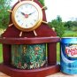 VINTAGE MOTION CLOCK NAUTICAL FISH MOTION LAMP