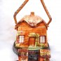 VINTAGE COTTAGE WARE COOKIE JAR BISCUIT JAR COTTAGE WARE SALT PEPPER