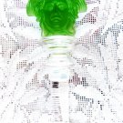 VERSACE CRYSTAL STOPPER MEDUSA ROSENTHAL CRYSTAL VERSACE GREEN WINE STOPPER
