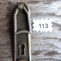 ANTIQUE KEY HOLE PULL ANTIQUE SKELETON KEY HOLE PLATE CABINET LOCK PULL