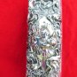 NOUVEAU VANITY BRUSH STERLING SILVER BRUSH REPOUSSE VANITY BRUSH