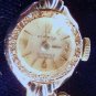 14KT WHITE GOLD LADIES WRIST WATCH 20 DIAMONDS SWISS