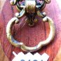 VICTORIAN DRAWER PULL VINTAGE CABINET BAIL RING PULL BRASS HEART