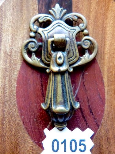 VICTORIAN DRAWER PULL IMPERIAL SHIELD DOOR HANDLE CABINET DOOR DROP PULL