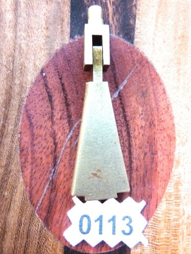 ART DECO DRAWER DROP PULL TRIANGLE BRASS DOOR DROP PULL VINTAGE
