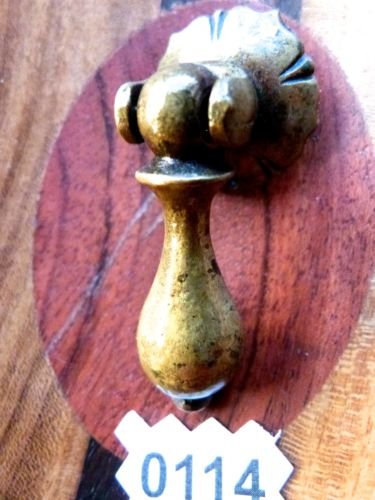 VICTORIAN TEAR DROP DOOR PULL BRASS DRAWER PULL