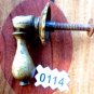VICTORIAN TEAR DROP DOOR PULL BRASS DRAWER PULL