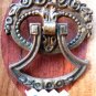 VINTAGE DRAWER PULL VINTAGE CABINET BAIL RING PULL ROSES ORNATE HANDLE