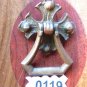MALTESE CROSS GOTHIC DRAWER PULL VINTAGE CABINET BAIL RING PULL