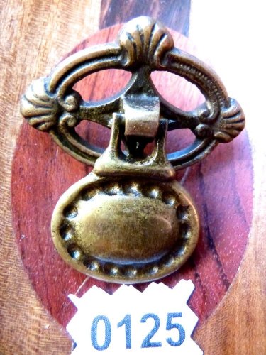 VICTORIAN DRAWER PULL CENTURY HARDWARE CABINET BRASS DOOR DROP PULL ORNATE